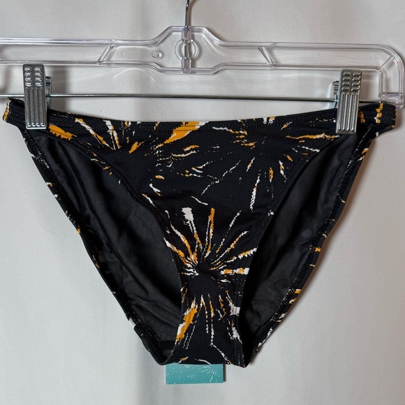Andie Swim The Tropez Bikini Bottom Black W/Firework Pattern XS - Picture 1 of 9